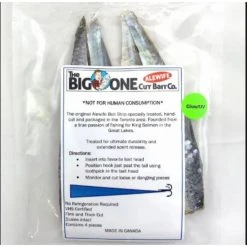 THE BIG ON CUT BAIT Live Bait The Big One Cut Bait Thick Cut Alewife Strips - Glow Meat