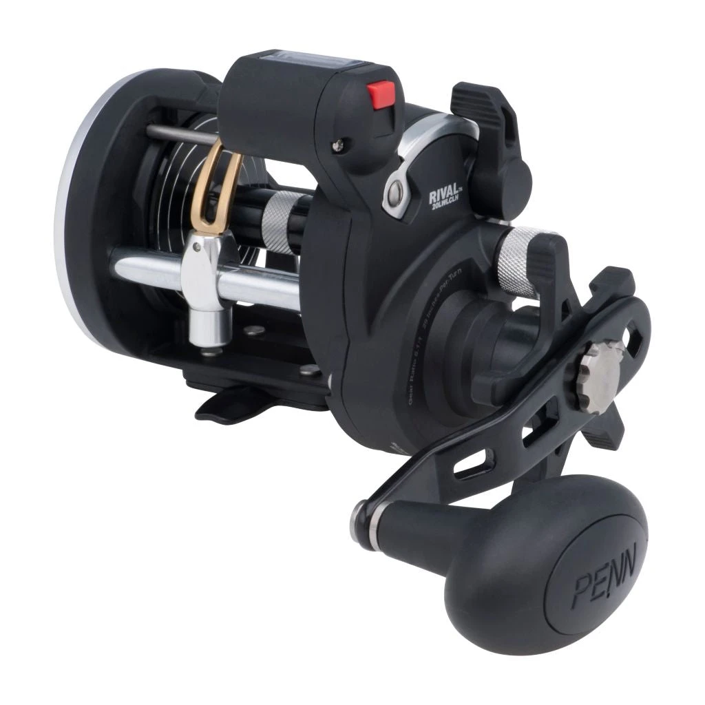 Penn Rival Line Counter Level Wind Reel 4 Penn Rival Line Counter Level Wind Reel
