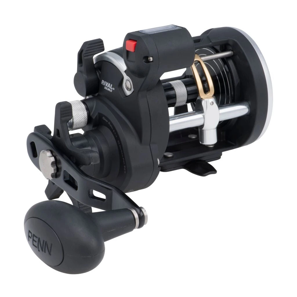 Penn Rival Line Counter Level Wind Reel 3 Penn Rival Line Counter Level Wind Reel
