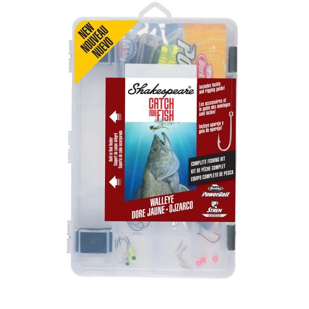 Shakespeare Catch More Fish Walleye Kit Lure Packs 1 Shakespeare Catch More Fish Walleye Kit Lure Packs